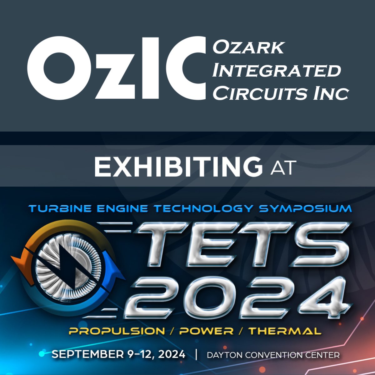 OzarkIC's tweet photo. Join us at TETS for an exciting Ozark IC showcase! Stop by our booth in the Exhibit Hall where we'll be demonstrating our latest XNode innovations. https://t.co/2Dl7Xc6KFj https://t.co/sxcR0HAGzy