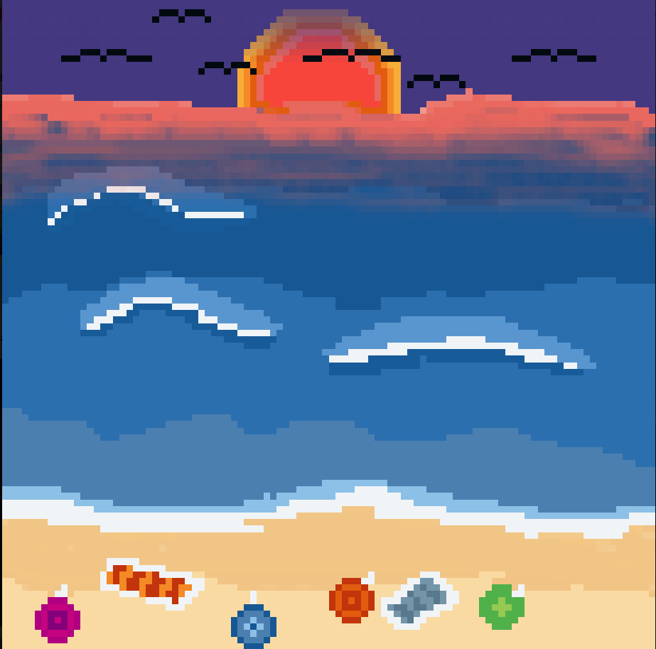 Fran50356502's tweet photo. Estaba aburrido y para despedirme del verano hice esta playita de relax 🐸 https://t.co/OCy3EHPrnw