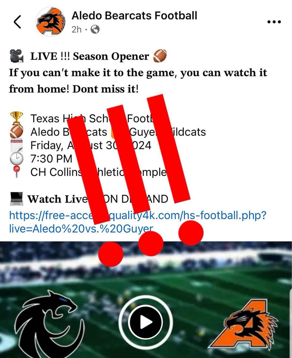 AledoISD's tweet photo. PSA/Friendly Reminder: if it LOOKS like SPAM & seems like maybe itโs spamโฆ ITโS MORE THAN LIKELY SPAM! Donโt click on links that arenโt shared by the district - especially links that are by pretty good imposters like this one! GO BEARCATS!
#miabd #schooldistrictsagainstspam https://t.co/62f6QcQH6t