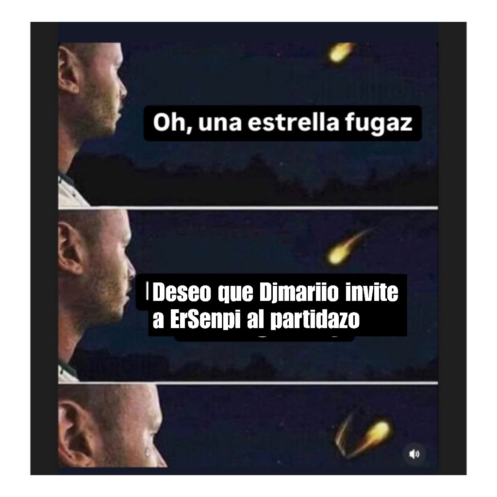 Pobre <a href="/ErSenpi/">Er Senpi</a>, se va a quedar con las ganas mínimo recoger balones con <a href="/DjMaRiiO/">DjMaRiiO</a>