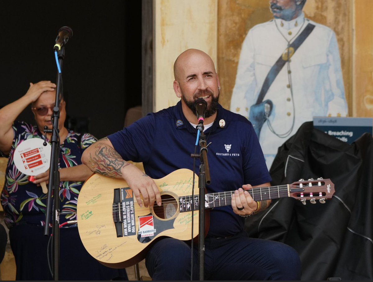 guitarsforvets's tweet photo. Thank you to our incredible Puerto Rico chapter for hosting their '21 Guitar Salute Concert' at Saint Cristobal Castle in Old San Juan! #GuitarsForVets #21GuitarSalute #PuertoRicoChapter #VeteranSupport https://t.co/pwXIiysryz