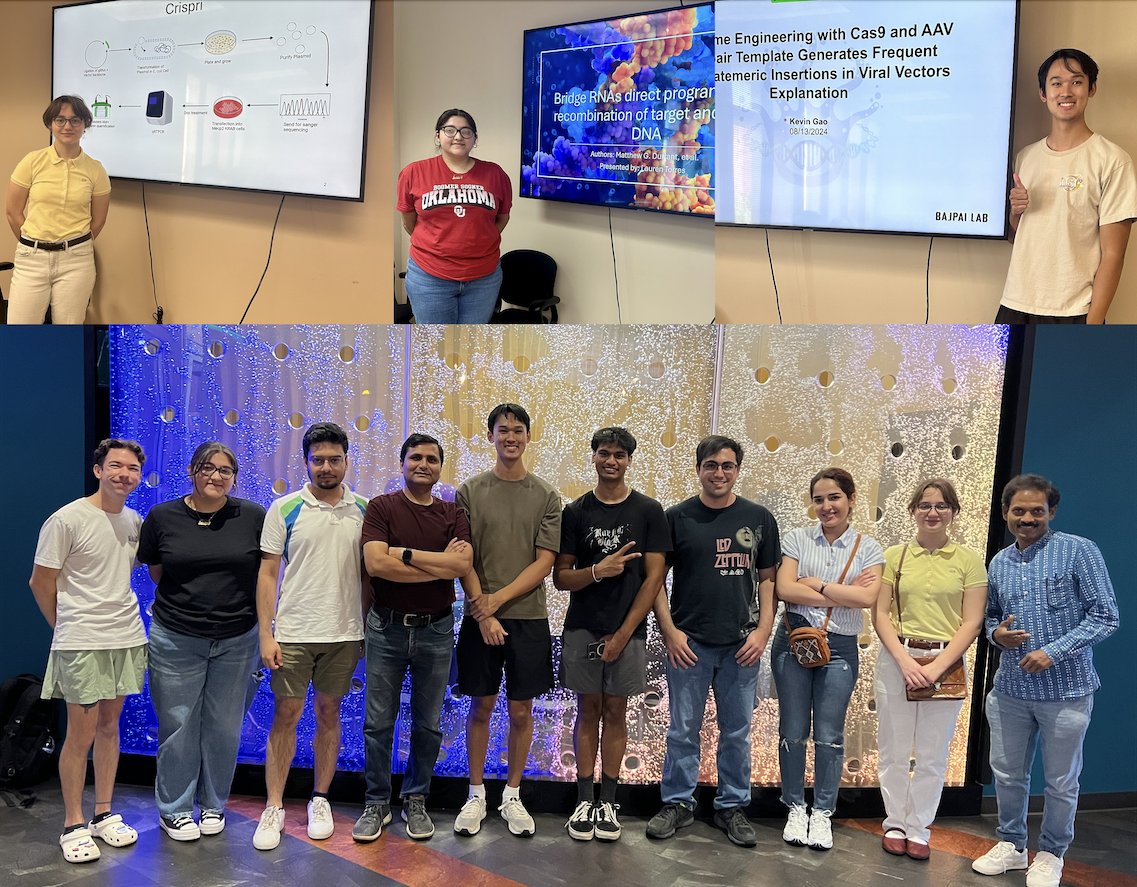 It was great summer hosting a group of motivated undergraduates  researchers (Lauren, Griffin, Ankit and Kevin) and High School student Anastasia from <a href="/NormanSchools/">Norman Public Schools</a>. <a href="/OU_CBME/">Oklahoma ChE</a> <a href="/ENGINEERINGatOU/">Engineering at OU</a> <a href="/UofOklahoma/">University of Oklahoma</a> #research #GenomeEngineering #CRISPR