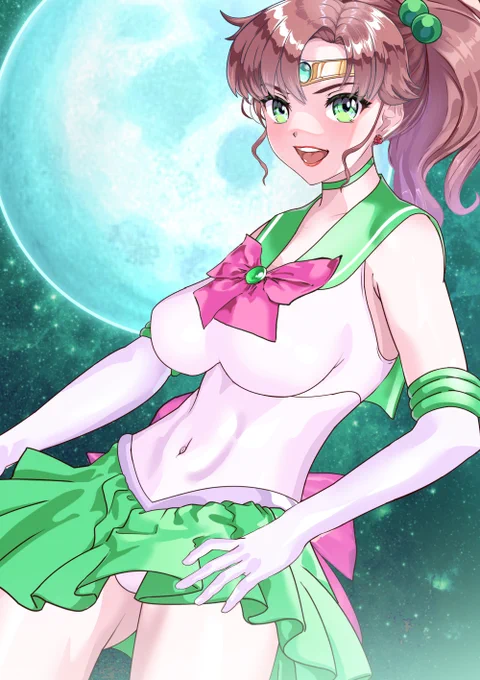 おはようございます(#^.^#)ジュピタ～パワァ～ッ#セーラージュピター 