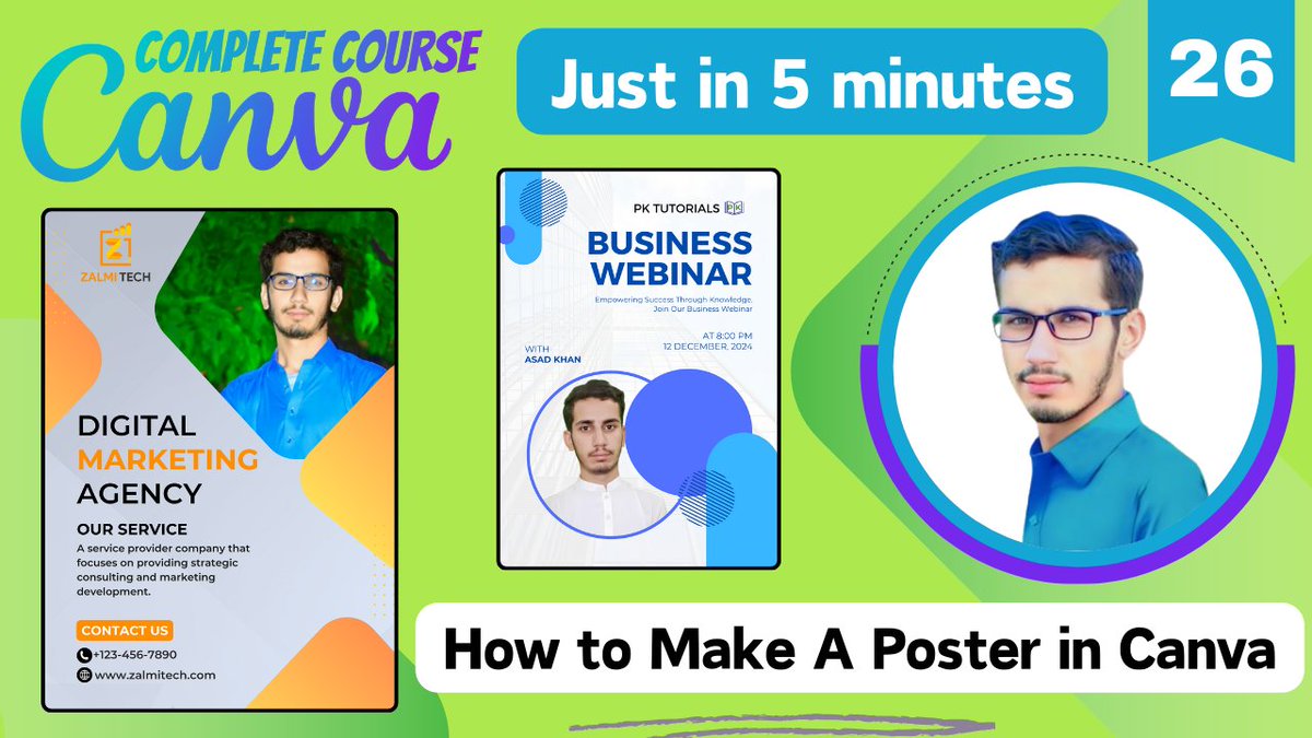 pktutorials786's tweet image. 🎥 New Video Alert! 🚀

Design posters that stand out! Learn how in our latest tutorial: &quot;How to Create Impactful Posters in Canva | Canva Complete Course (Part - 26)&quot;.  🎨🖼️

📺 Watch here: youtu.be/DfrjeyCrj1w

#Canva #PKTutorials #PosterDesign #GraphicDesign #CanvaCourse