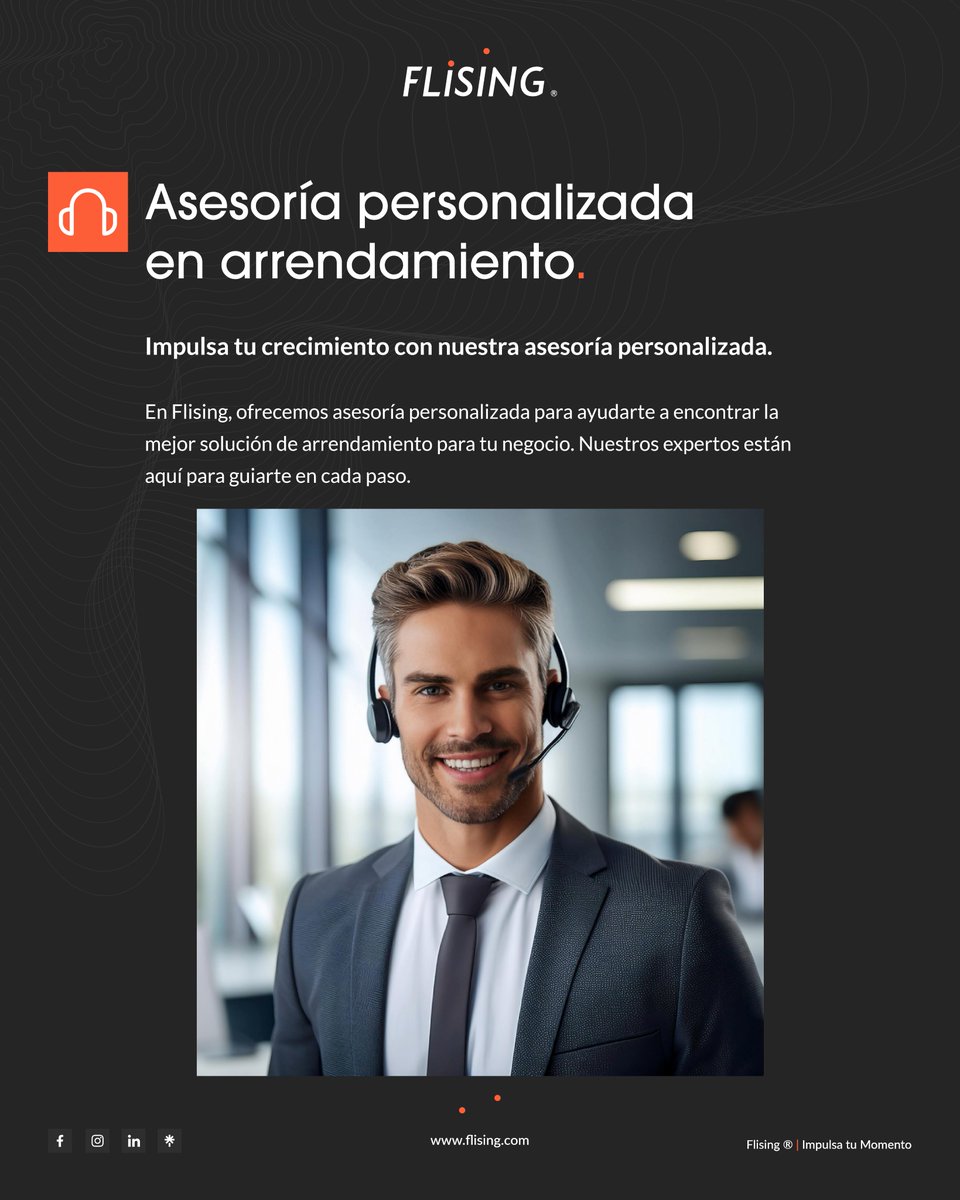 Flising_mx's tweet image. Importancia de la asesoría personalizada en el arrendamiento de vehículos. ⭐

En @Flising_mx , ofrecemos asesoría personalizada para ayudarte a encontrar la mejor solución de arrendamiento para tu negocio. Nuestros expertos están aquí para guiarte en cada paso. ✨👩🏻‍💻