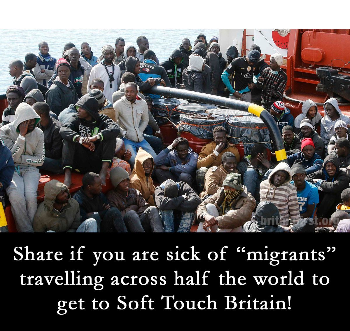BFirstParty's tweet photo. Would you immediately deport them all if you could? https://t.co/8CUwUabO47