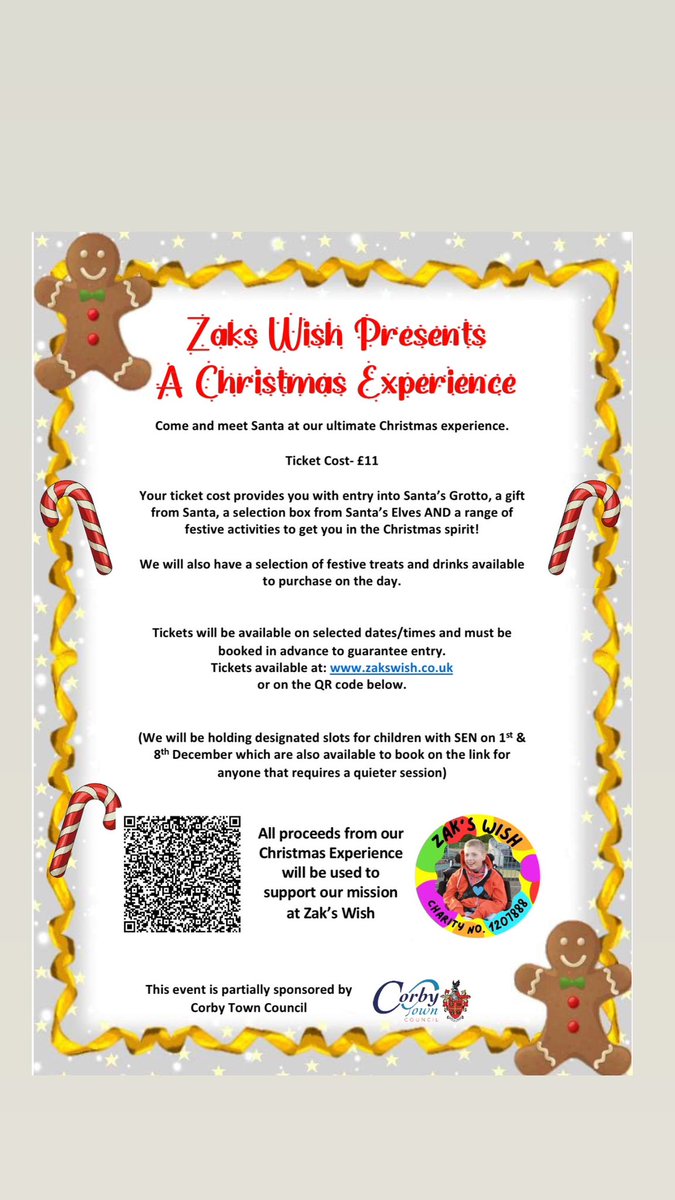 ZaksWish's tweet photo. Make this Christmas truly magical for your whole family at Zak's Wish! 🎄🎁
Chief Elf Twinkle https://t.co/i9gdn0PUCH
