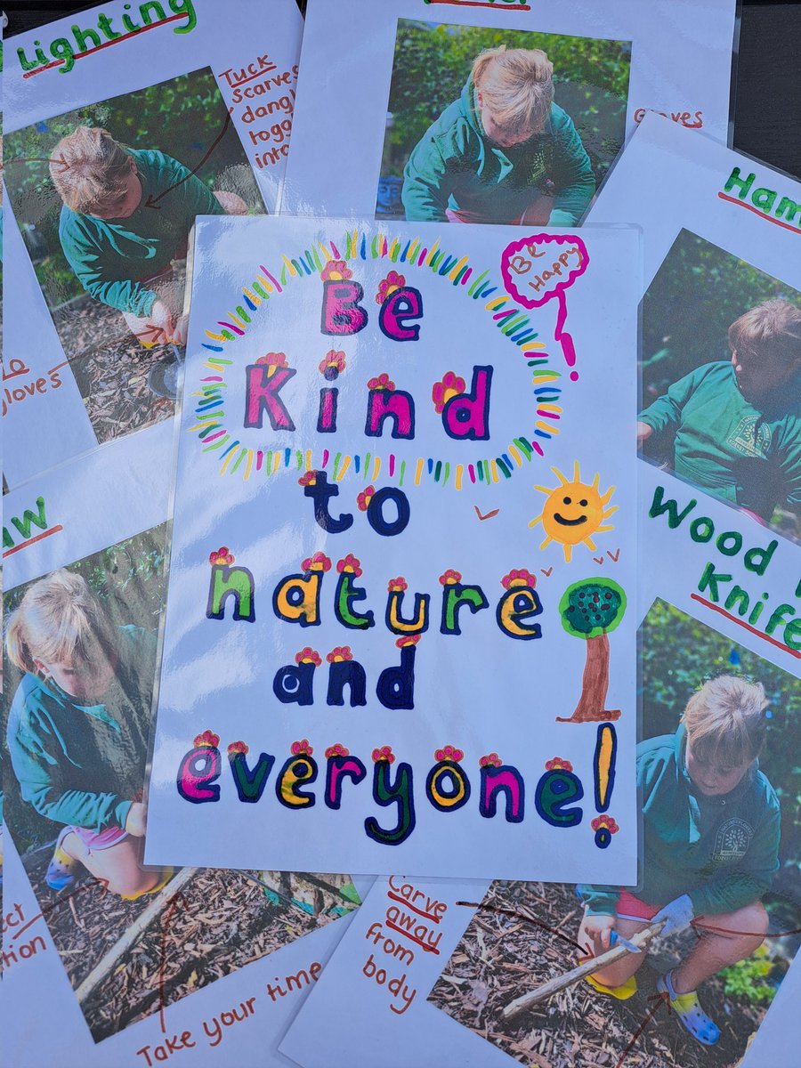 NatureExplDerby's tweet image. My little neighbour Olivia has helped me immensly this afternoon to help re-make some "Keeping safe at Forest School" flashcards and she made a lovely poster too. 
Looking forward to returning to schools new and existing on 9th September running outdoor nurture groups. 

Sarah