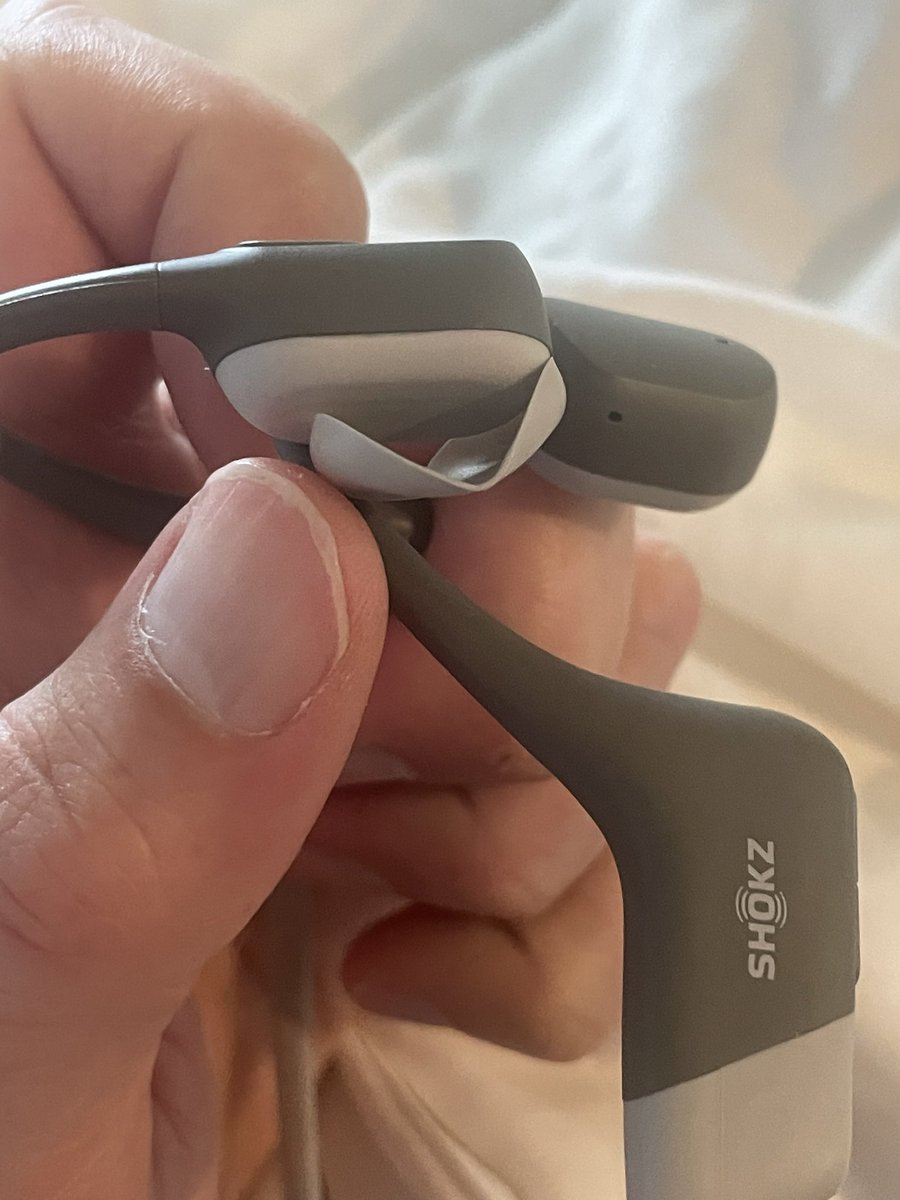 gobungles's tweet photo. @ShokzUSA is this normal? I had no idea there was a film. https://t.co/rsfGggcCHU