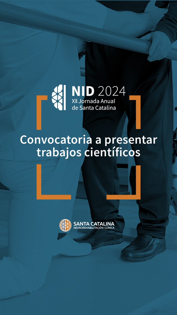🔬 Convocatoria a presentar Trabajos Científicos - XII Jornada NID - Santa Catalina Neurorrehabilitación Clínica 🔍

Tienen tiempo hasta el 14/09.

✏Formulario para envío de trabajos científicos: forms.gle/qVcwCrP6CvrEcJ…

<a href="/Maurojbosso/">Mauro Bosso</a> <a href="/dsalvil/">Dario Villalba</a>