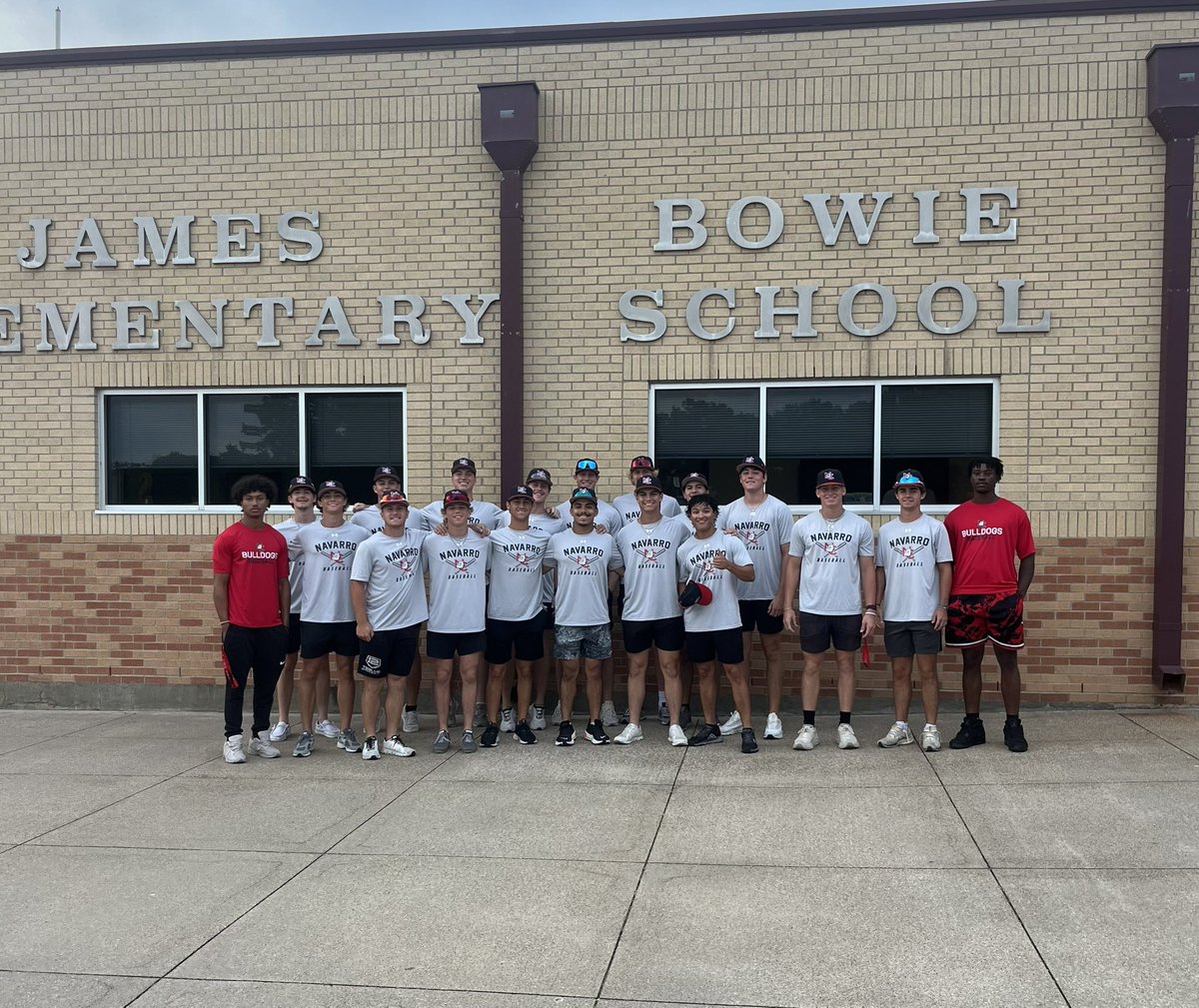 Navarro Baseball (@navarrobasebal1) on Twitter photo High Five Friday is always a success! The Dawgs had a great time helping fire up the kids for another awesome day! <a href="/CorsicanaISD/">Corsicana ISD</a> High Five Friday is always a success! The Dawgs had a great time helping fire up the kids for another awesome day! <a href="/CorsicanaISD/">Corsicana ISD</a>