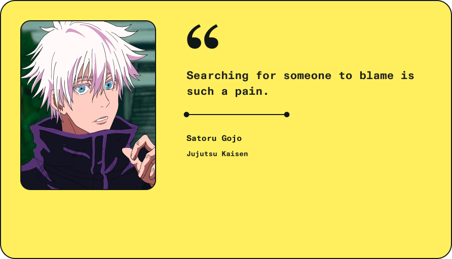 AdversityAbove's tweet photo. Anime Inspiration 

#jjk268 #Gojo #satorugojo #Wisdom 
#blame https://t.co/OPPI0tOdEQ