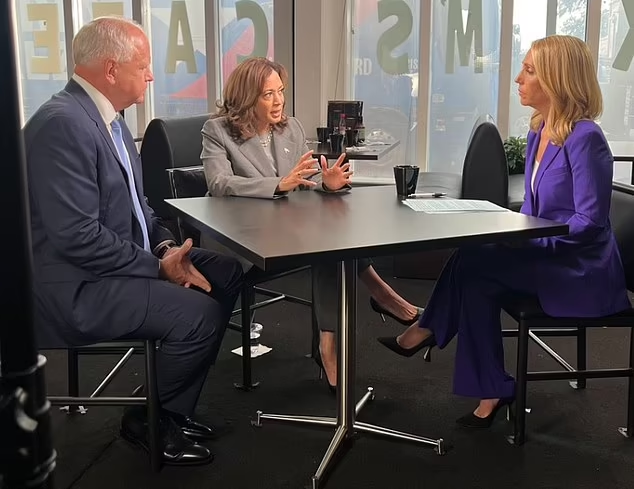 less_tx's tweet image. Why was the Kamala #cnninterview in a cafe where the tables hadn't been bussed and the floor not cleaned? There was a napkin on the floor under Kamala's chair. Was this supposed to be folksy? Fill us with joy? It was just SUPER WEIRD.
