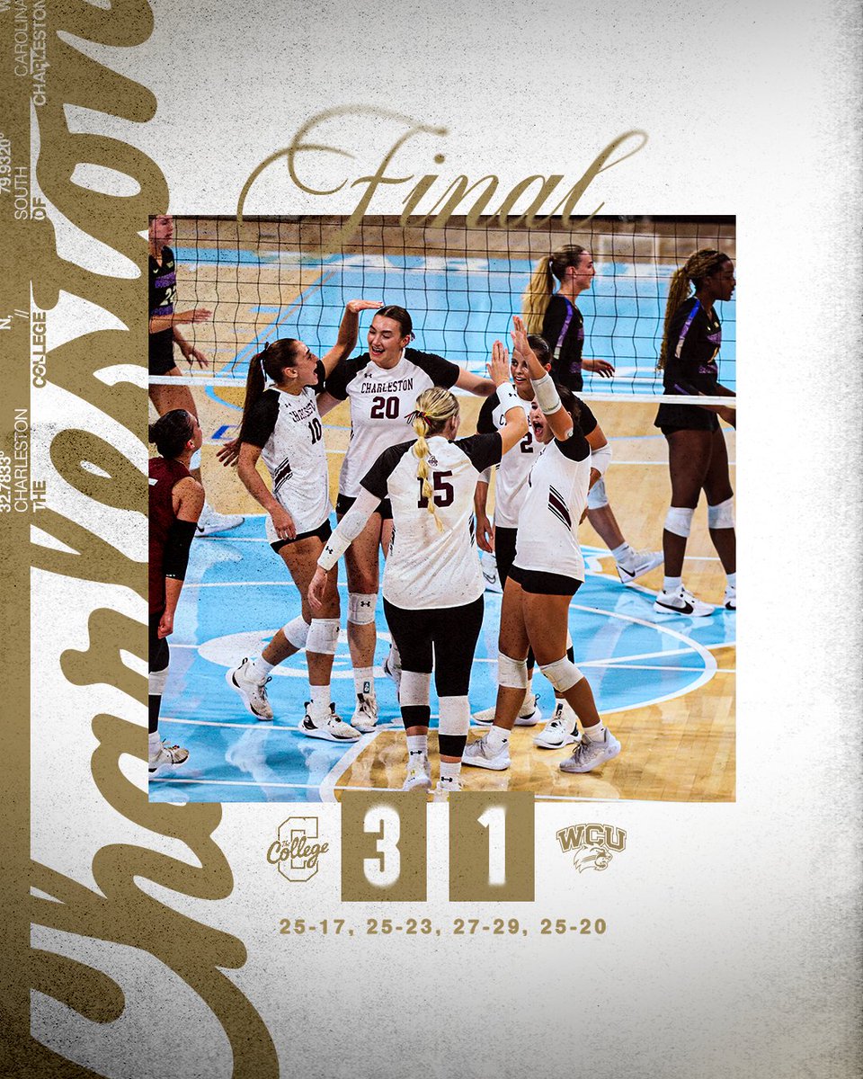 1-0.

#TheCollege 🌴🏐