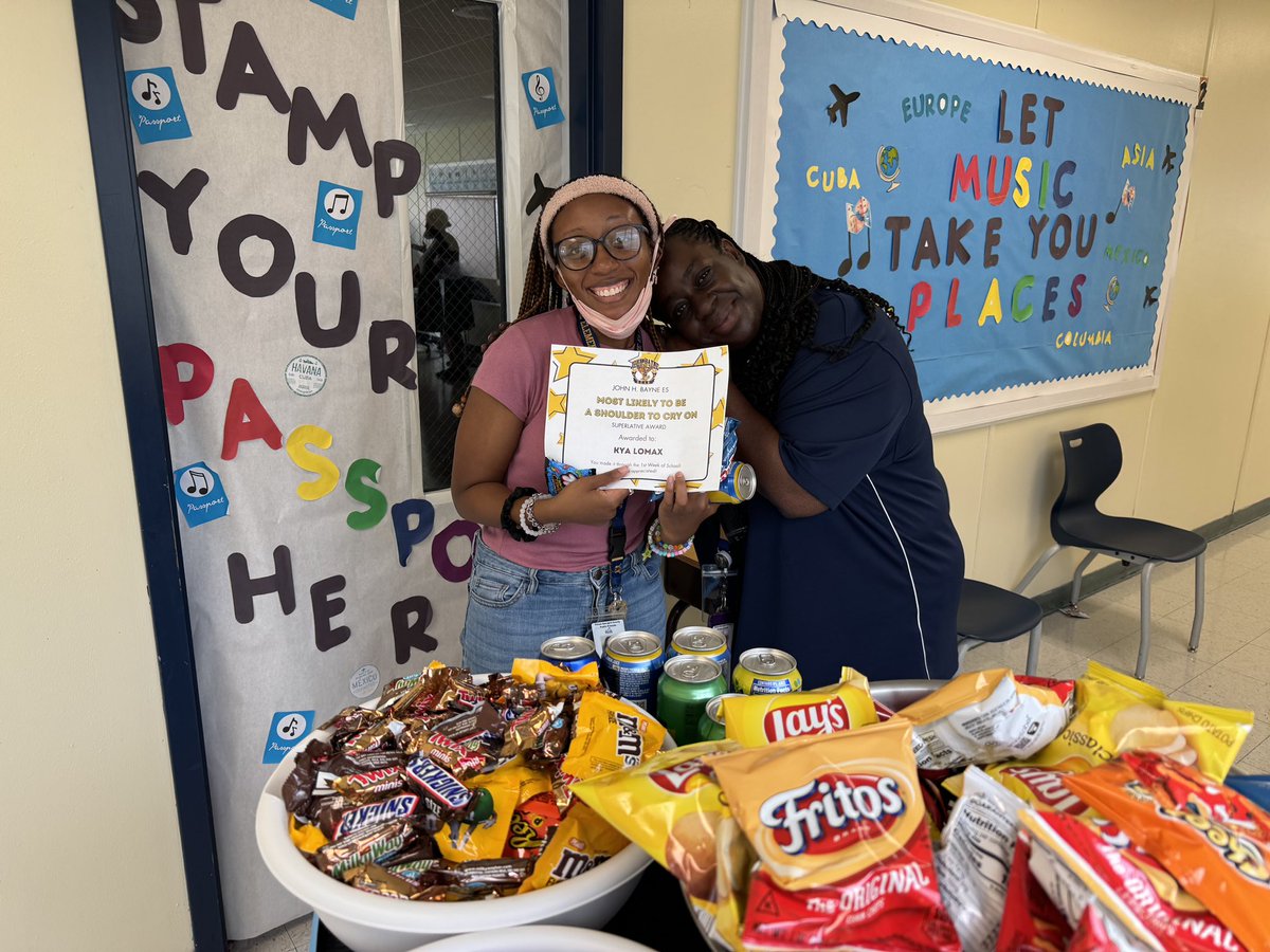Week 1 is in the books! And to show our appreciation, the leadership team gave out Sips, Sweets, and Superlatives to our amazing staff and teachers!!! 🤩 Cheers to an awesome school year!! 🙌🏽💯