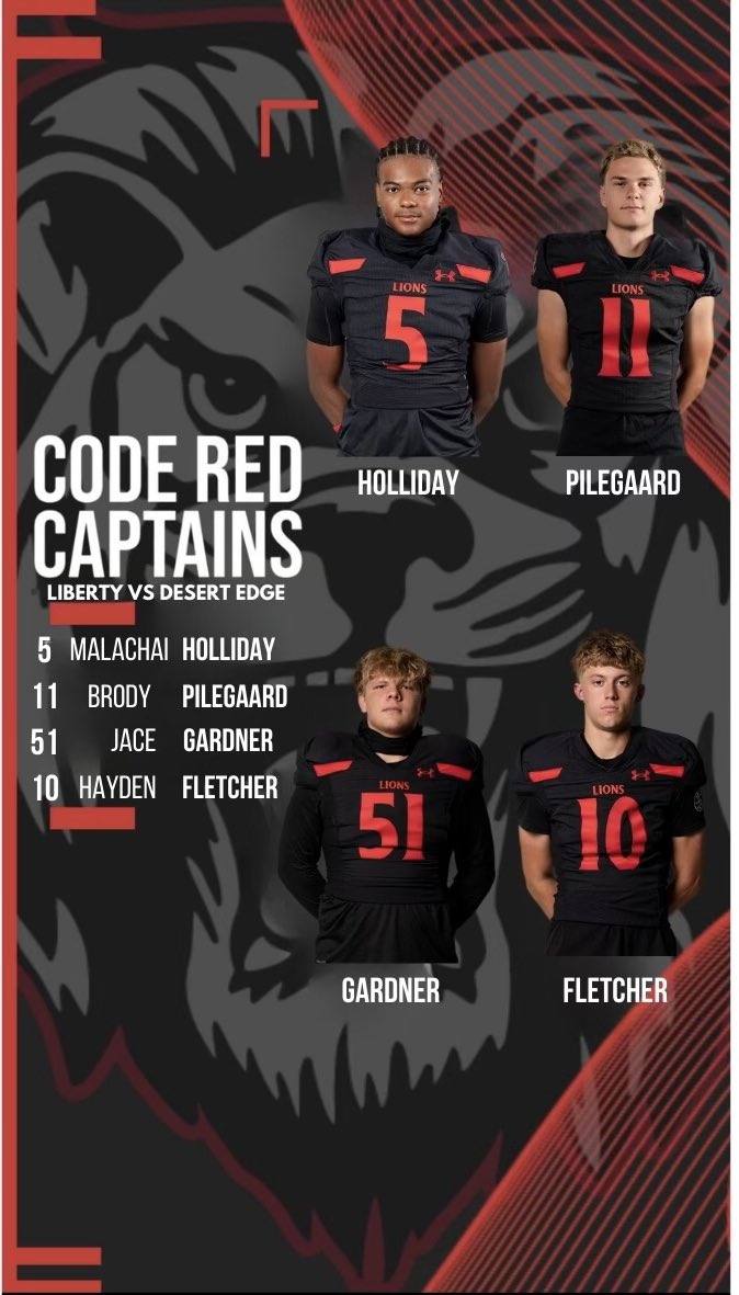 Game 1 goes down tonight these 4 Lions are ready to go and will be leading us!
#CodeRedCaptains
#TDLCC
#COL 
#HIT