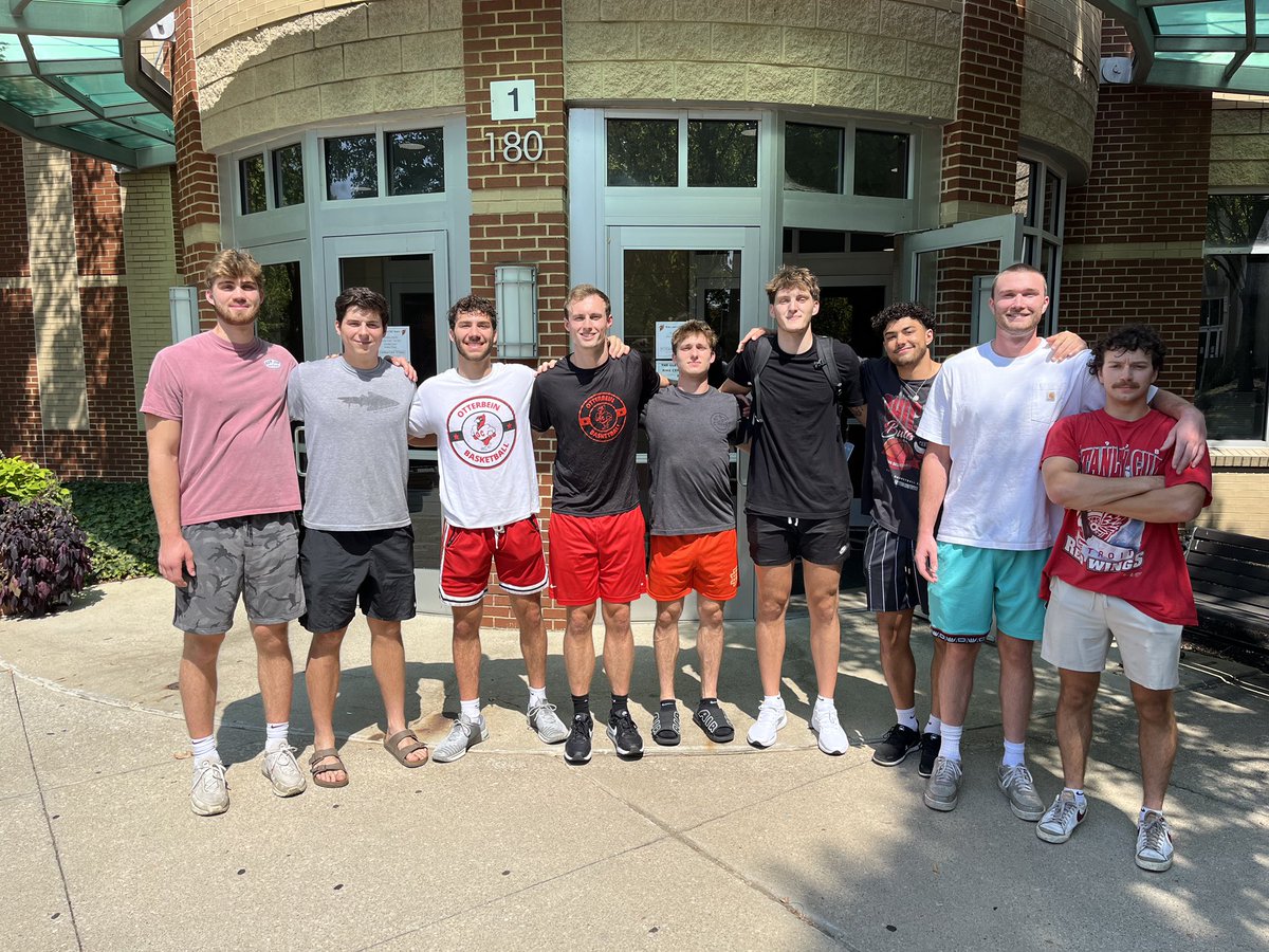 Otterbein Basketball (@otterbein_mbb) on Twitter photo 🔴⚪️ The team helped AM set up and PM tear down for First Friday Fest! Good work guys‼️💪
Excited to have everyone back on campus‼️ <a href="/Otterbein/">Otterbein University</a>
#GoCards 🏀 🔴⚪️ The team helped AM set up and PM tear down for First Friday Fest! Good work guys‼️💪
Excited to have everyone back on campus‼️ <a href="/Otterbein/">Otterbein University</a>
#GoCards 🏀