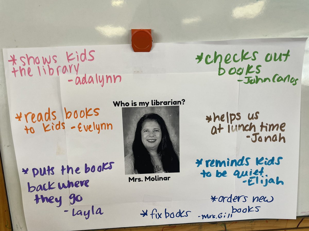 NISD_OttLibrary (@nisd_ottlibrary) on Twitter photo 28 classes visited the library this week for orientation and 📚 check out. <a href="/magicalmrsgill/">Mari Gill ✨</a> kinder cuties listed a few of the many things I do as a librarian before their 1st class visit. <a href="/NISDOtt/">Ott Elementary</a> <a href="/PrincipalBueno/">Madeline Bueno</a> <a href="/adelagarza07/">Alyssa Delagarza</a> #OttSeason20 28 classes visited the library this week for orientation and 📚 check out. <a href="/magicalmrsgill/">Mari Gill ✨</a> kinder cuties listed a few of the many things I do as a librarian before their 1st class visit. <a href="/NISDOtt/">Ott Elementary</a> <a href="/PrincipalBueno/">Madeline Bueno</a> <a href="/adelagarza07/">Alyssa Delagarza</a> #OttSeason20