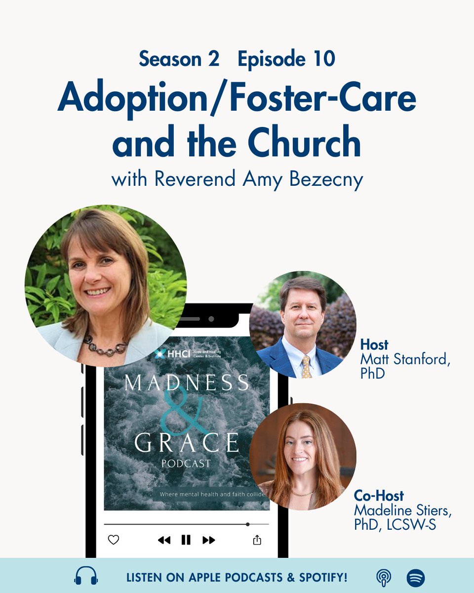 📷New Podcast Episode 📷 - Our hosts welcome Reverend Amy Bezecny, Founder and CEO of Cultivating Families .
🔗: buzzsprout.com/2112274/155171…

Tune in to learn the current state of foster-care and adoption, and how faith communities make a difference.
