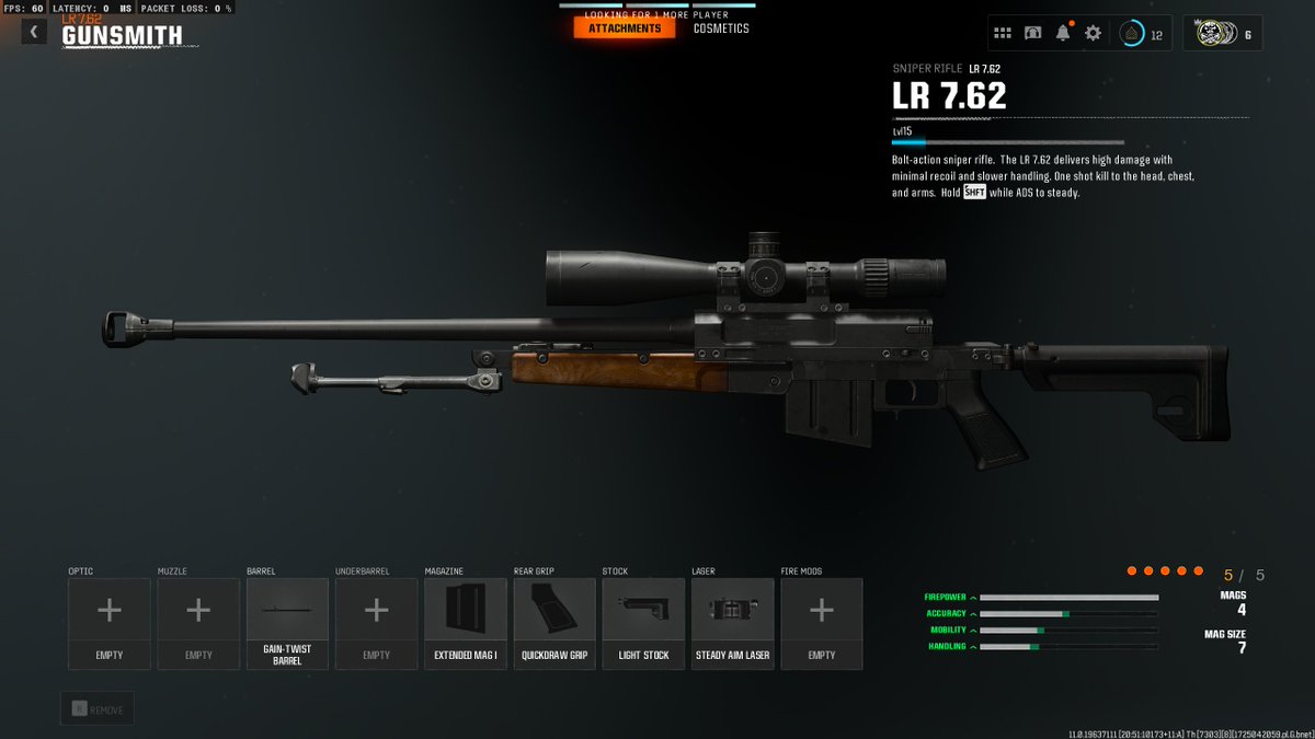 Tevengez's tweet photo. FASTEST LR 6.62 CLASS ON #BlackOps6 BETA https://t.co/7EnDt4CpUZ