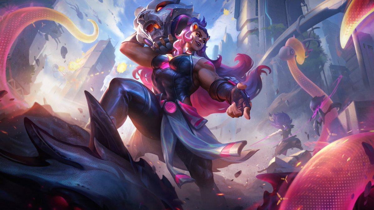League Of Legends Partner Giveaway 🐻💜

RT + FOLLOW TO ENTER 💜 Battle Bear Illaoi (Includes Champ, Skin &amp; Special Chroma) Any Region Code!

Winner Picked on September 6!! GLHF.