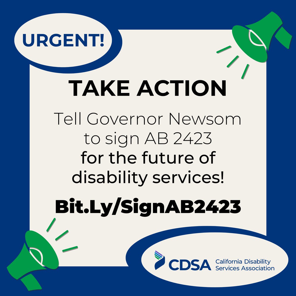 California Disability Services Association (CDSA) tweet media