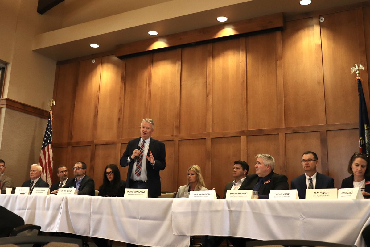GovernorLittle's tweet photo. We had a great Capital for a Day in Priest River yesterday! Thank you to all the Idahoans who show up around the state to participate in these events. https://t.co/G4uItqBizC