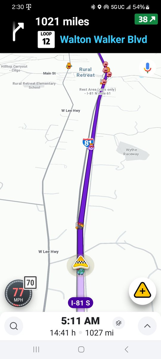 ABRJEE's tweet photo. 1021 Miles away from Texas. Straight long Drive 🚗 🚗 🚘 https://t.co/fPOR255KjW