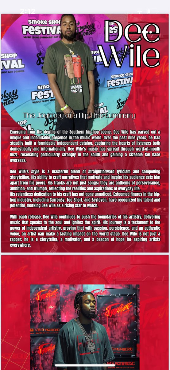 BTBTROOP's tweet photo. Dee Wile, a rising figure in rap, will be interviewed in the BTB Gorilla Zone this Saturday at 9PM EST on the BTB Revolution YouTube Channel.  #rapper #Interview #BTBGorillaZone #Saturday #BTBRevolution www.BTB https://t.co/u8dAUmqiHA Hosted By: Bring Tha Bass Productions BTB Grilla & BTB Swaggy