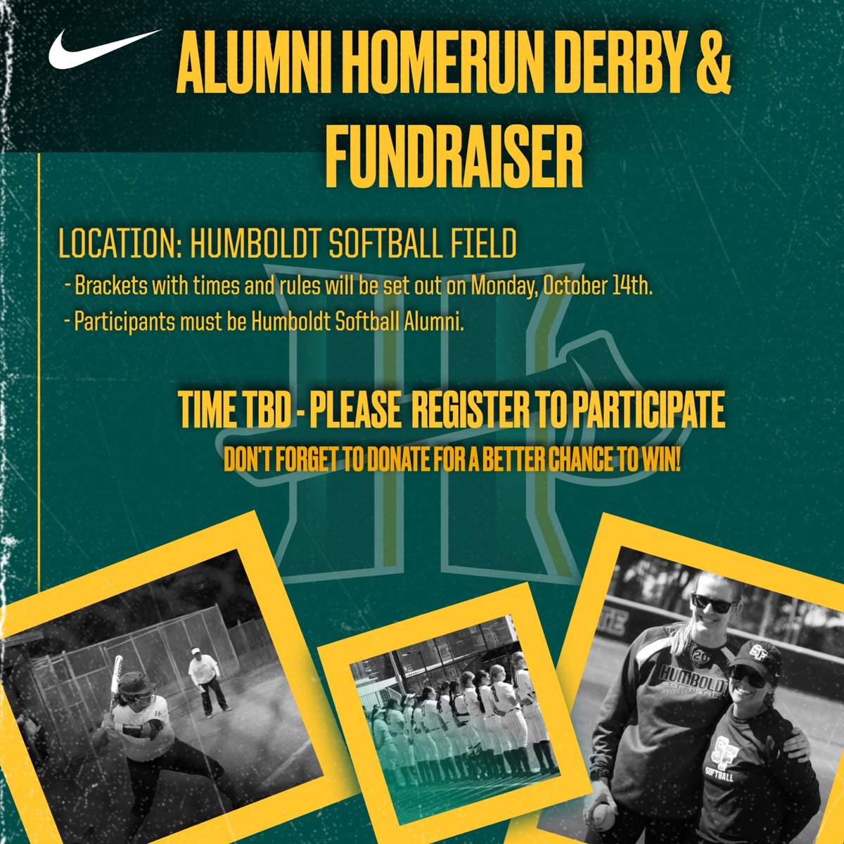🚨ATTENTION ALL SOFTBALL ALUMNI🚨 
Alumni weekend will be held October 18th-19th, 2024! Excited to see you all there! 🥎 
To RSVP for this year’s fun, click the link below! 🔗⬇️
#GoJacks🪓

host.nxt.blackbaud.com/registration-f…