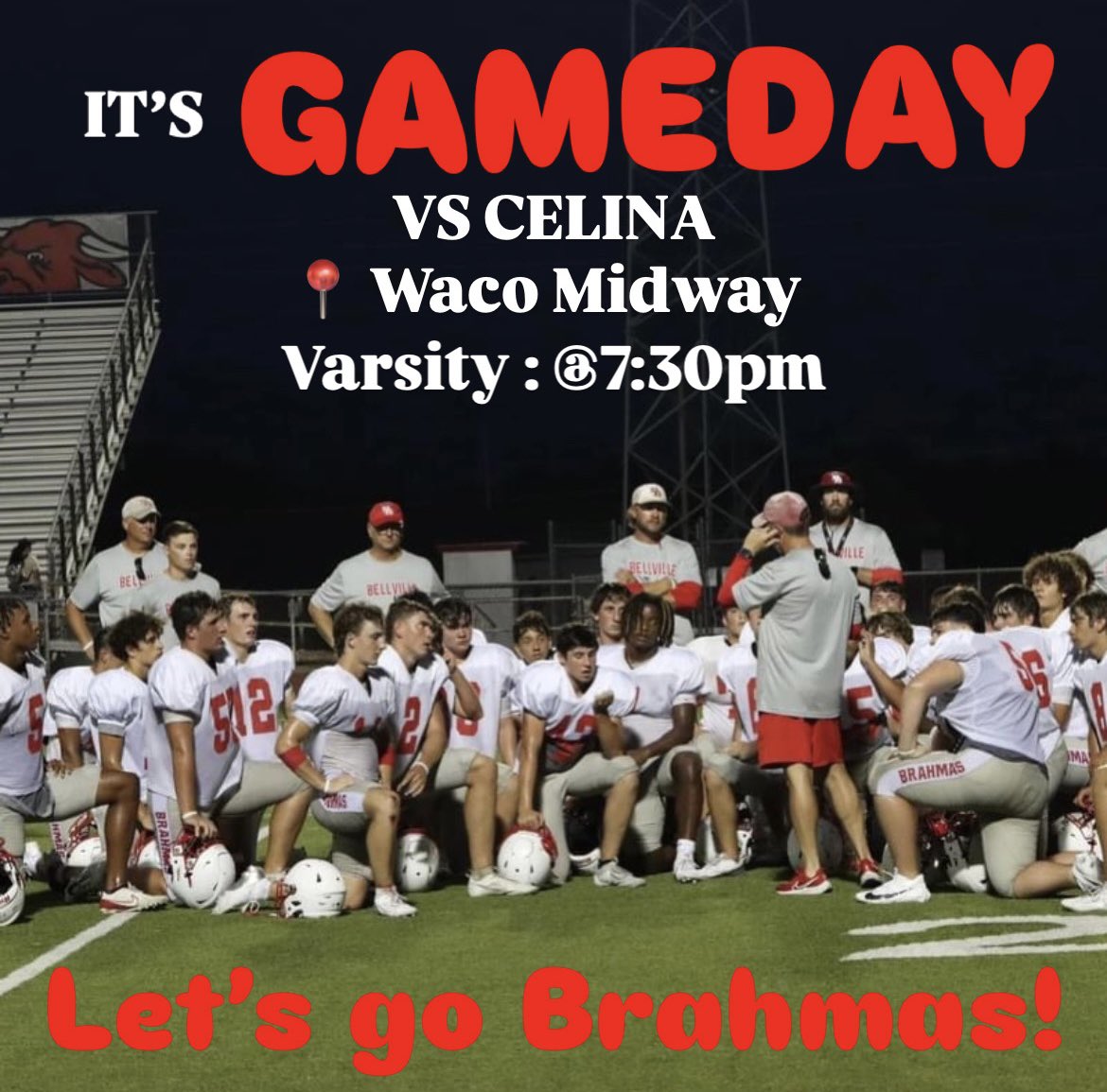 GAME DAY! Be there <a href="/Waco/">Waco</a>