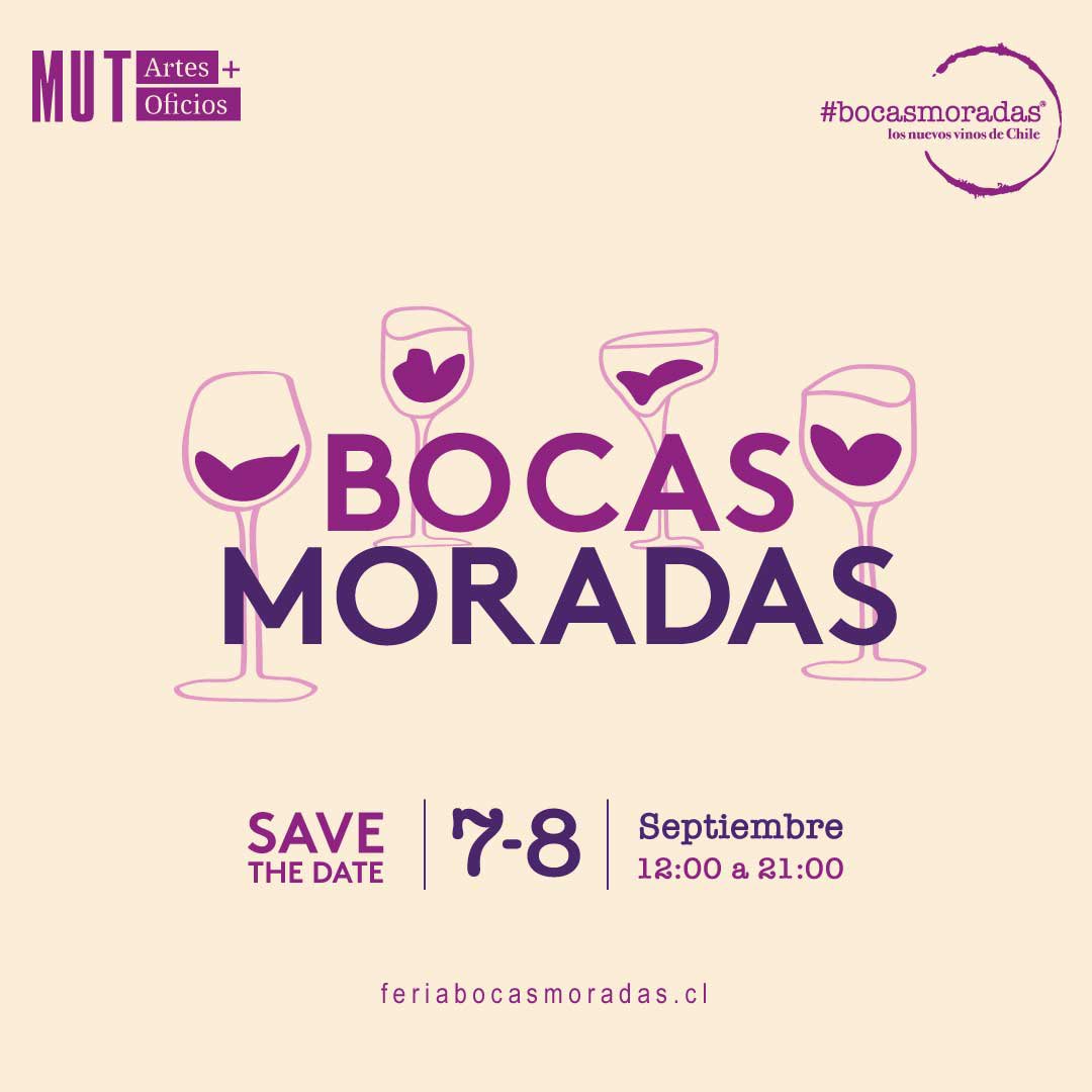 Se viene una nueva versión de la feria Bocas Moradas!! Este 7 y 8 de septiembre en MUT (Mercado Urbano Tobalaba)
Link para comprar tu copa:

puntoticket.com/feria-bocas-mo…
