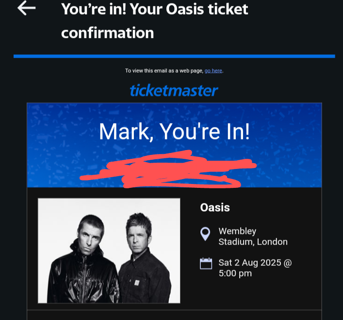 markmathewssong's tweet photo. Fuck yeah!!! 

#oasis #OasisLive25 #oasisreunion #igottickets https://t.co/FVrXGdqDiD