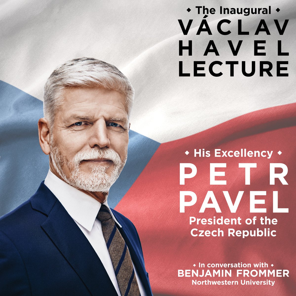 On Thursday, September 26, we're hosting His Excellency Petr Pavel, president of the Czech Republic. 

events.uchicago.edu/event/237004-v…