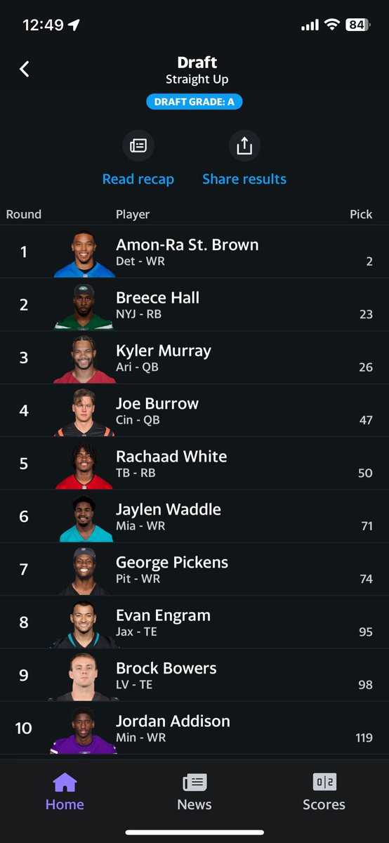 MyteeDuck's tweet photo. @lukesawhook Take your own advice. You helped me draft my $150 team this year 🥰 https://t.co/lNv4tNc62X