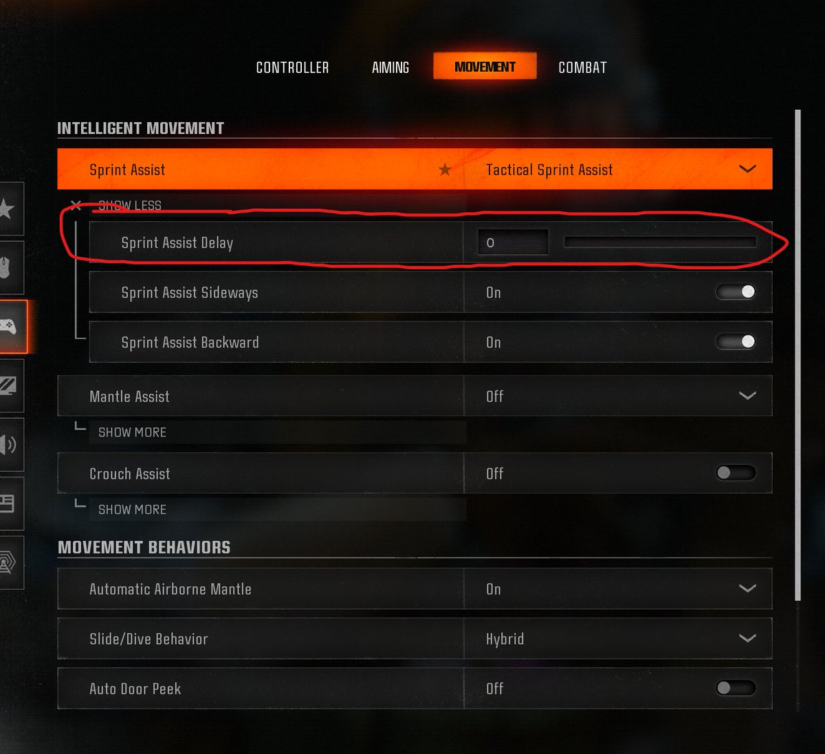 KIRNEILL's tweet image. COD #BlackOps6 Movement Hack:

Make sure you enable Tactical Sprint Assist and set the Sprint assist delay to 0