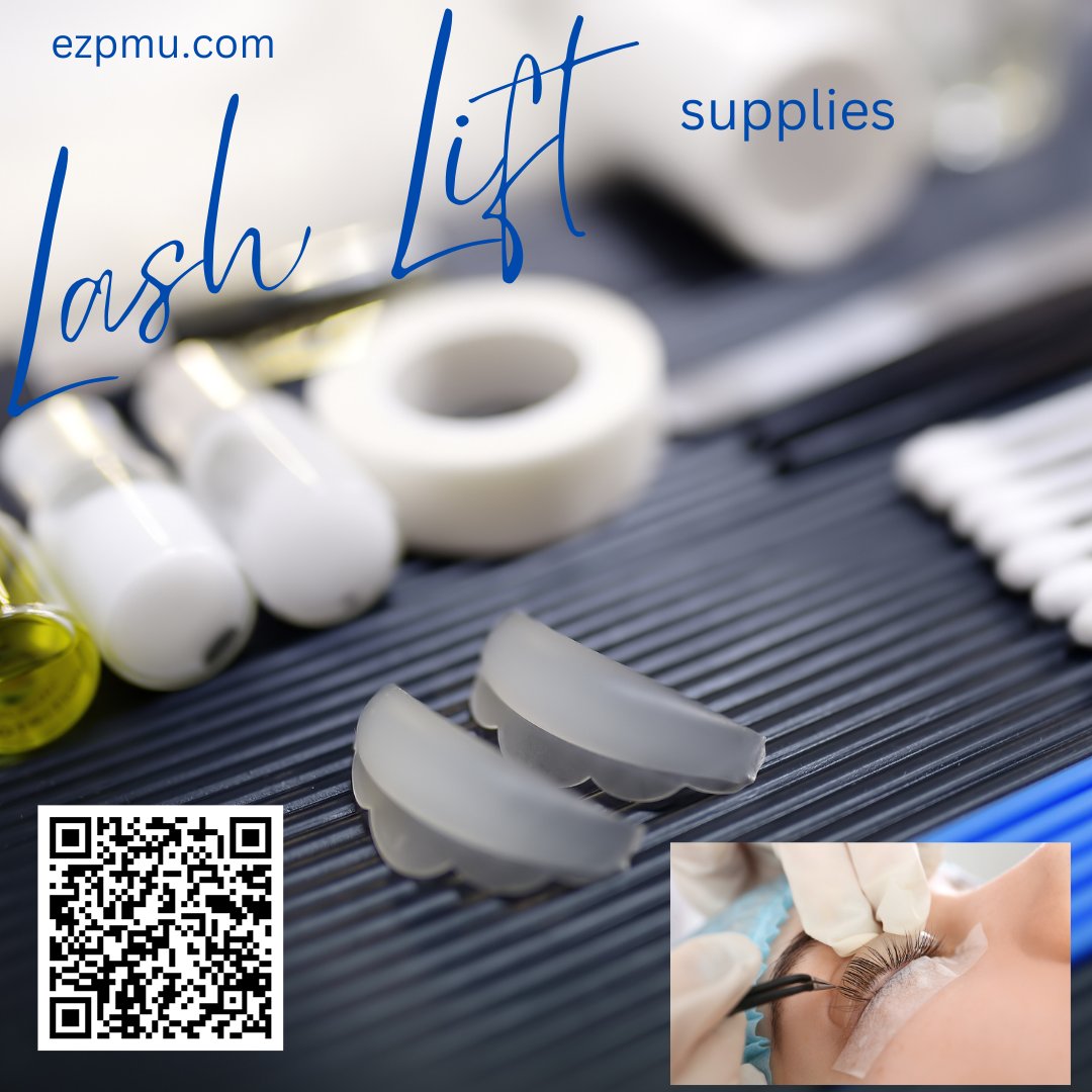 iTATTOOi's tweet image. Go to: EZPMU.com for all you Lash Lift supplies. Learn more information click on my blog post bit.ly/41TH9dw to help you understand this popular beauty treatment. Kits can be purchased @ bit.ly/2YrcV53 #lashlift #lashes #eyelashes #ezpmu #sale