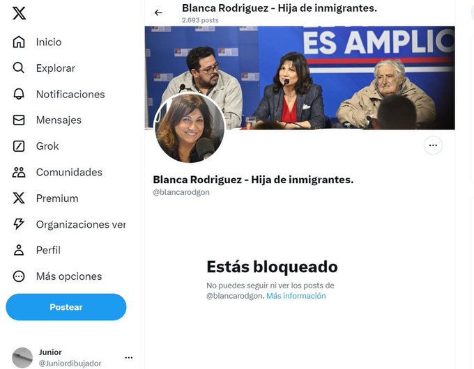 riverafrutos's tweet photo. Blanca Rodriguez bloquea a Artista que hizo el dibujo.

En Noviembre es entre LIBERTAD o TupaComunismo https://t.co/XrCVYePRHv