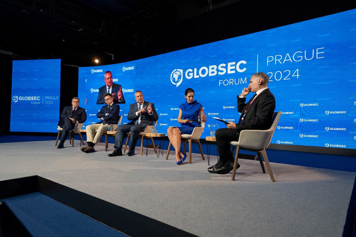 An extremely captivating exchange of ideas today, in Prague, at the current annual <a href="/GLOBSEC/">GLOBSEC</a> forum. My panel’s topic was the future of democracy in Europe post-2024 elections, discussing the unsettling rise of far-right extremism and the urgent need for mainstream politicians to