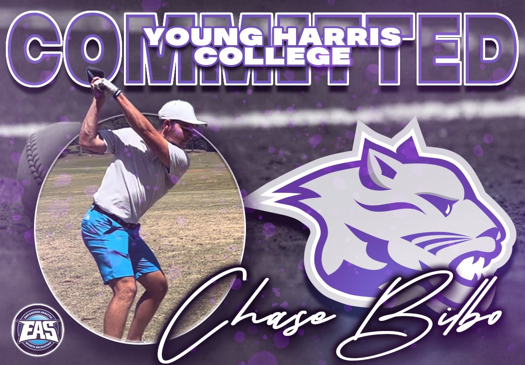 Extremely blessed to announce I will be continuing my academic and golf career at Young Harris College! I want to thank God, my family, and all the coaches that have helped me along the way. Thank you to <a href="/EASRecruiting/">Empowered Analytic Sports Recruiting</a> for the help and making all of this possible! <a href="/YHC_Golf/">Young Harris College Golf</a>