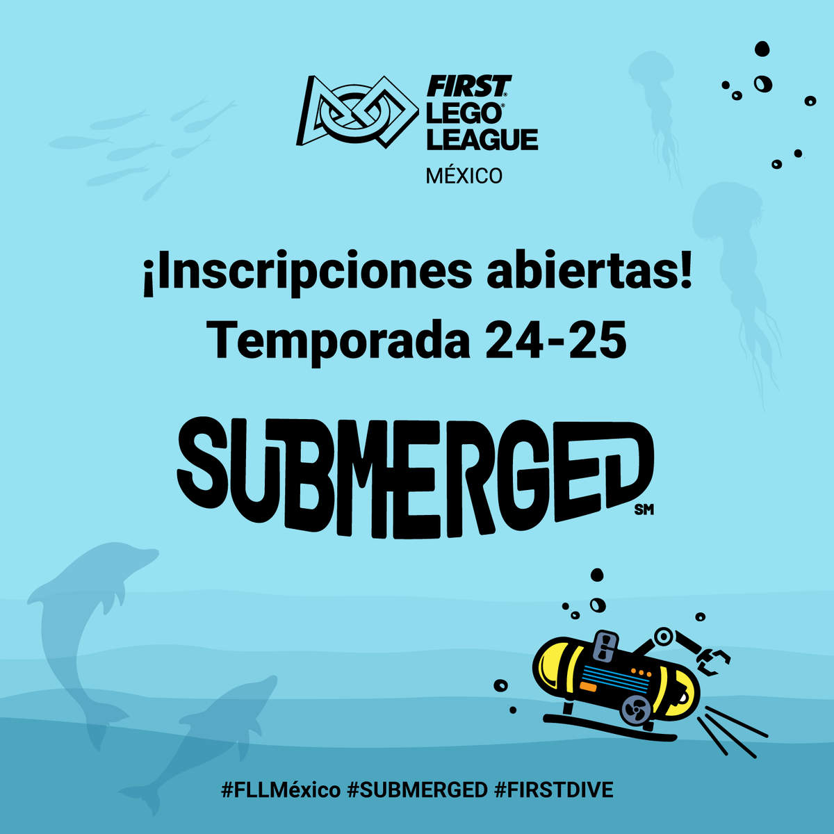 SoyRobotiX's tweet image. 📚¡Nuevo año escolar, nuevos desafíos!

🌟No pierdas la oportunidad de unirte a la Temporada 24-25 #SUBMERGED de @FLL_MX.

¡Registra a tu escuela y/o equipo y sumérgete en un mundo de ciencia y tecnología. 🚀🤖

Más detalles en: bit.ly/4cIi8YC

#SoyRobotiX #FLLMéxico