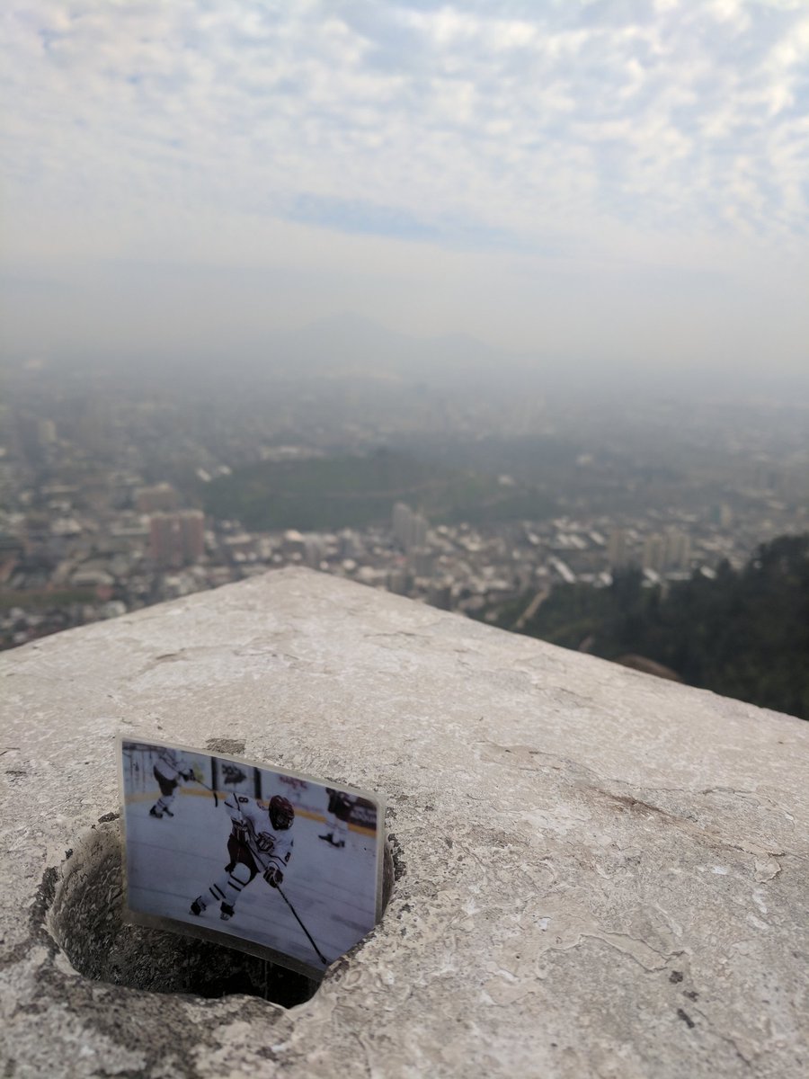 When me and Johnny went to Chile.