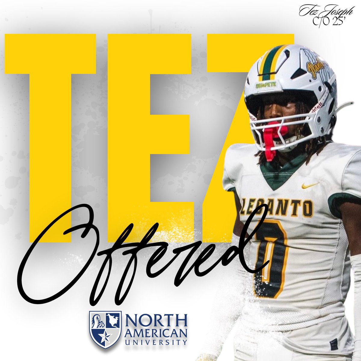 Tez (@tez_is_him) on Twitter photo Super blessed to receive my first offer to further my academics and play football at the next level!🙏🏾 @CoachMac_NAU <a href="/CoachScriven/">coach scriven</a> <a href="/coachwyatt62/">Wesley Wyatt</a> <a href="/BIGGZOE26/">Coach Zoe 🇭🇹</a> <a href="/LecantoF/">Lecanto Football</a> <a href="/henry_corvin/">Corvin Henry</a> Super blessed to receive my first offer to further my academics and play football at the next level!🙏🏾 @CoachMac_NAU <a href="/CoachScriven/">coach scriven</a> <a href="/coachwyatt62/">Wesley Wyatt</a> <a href="/BIGGZOE26/">Coach Zoe 🇭🇹</a> <a href="/LecantoF/">Lecanto Football</a> <a href="/henry_corvin/">Corvin Henry</a>