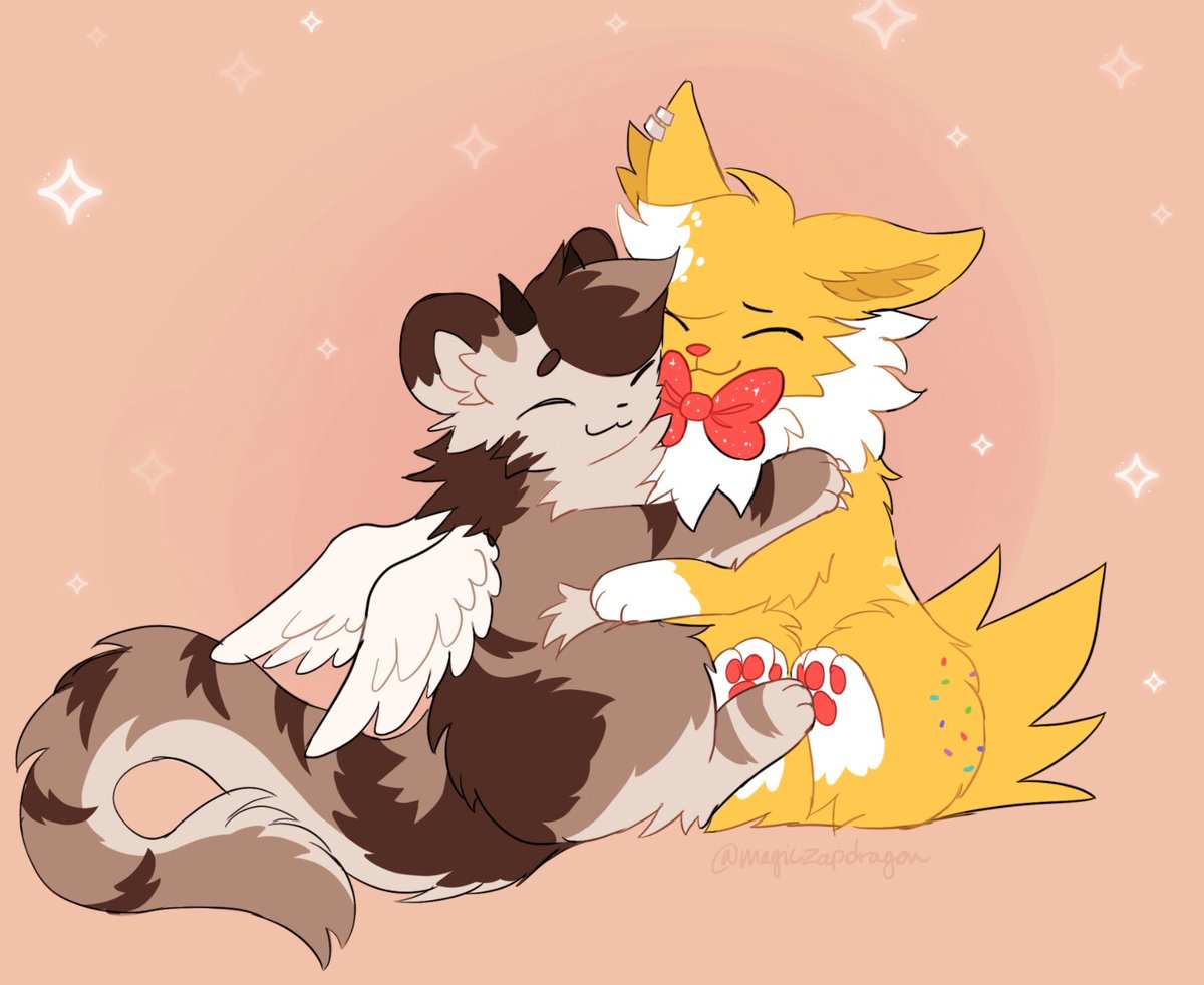 chocky hugs ^w^ ❣️❣️