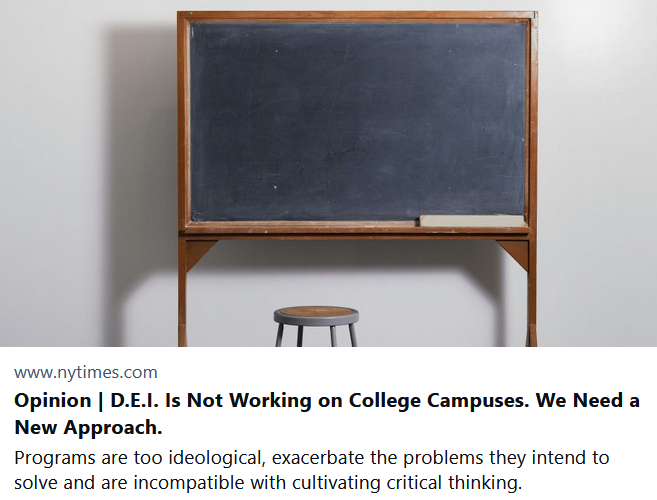 D.E.I.-ליד

Jew are in 
&amp; Blacks are out
Vermouth's in our gin
when Jews are in

Soon we’ll begin
to do without
when Blacks are in
&amp; Jews are out.

theorangepress.substack.com/p/dei