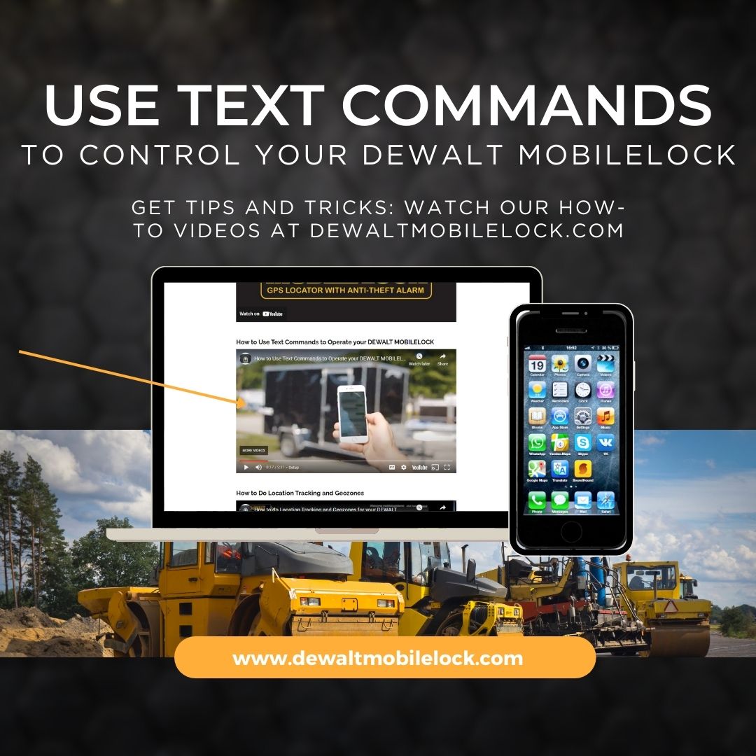 𝐔𝐧𝐥𝐨𝐜𝐤 𝐬𝐞𝐜𝐮𝐫𝐢𝐭𝐲 𝐰𝐢𝐭𝐡 𝐚 𝐭𝐞𝐱𝐭! 🤯  Control your DEWALT MobileLock with simple text commands – it's THAT easy.

Check out the video and learn more on our how-to page. dewaltmobilelock.com/pages/how-to-v…

#DEWALT #MobileLock #SecurityMadeSimple #TextCommands