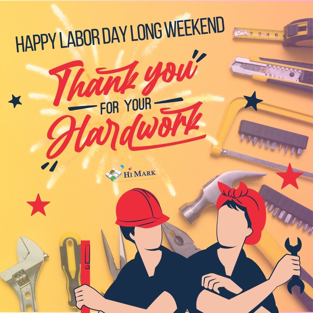 Happy Labour Long Weekend from the HiMark team!
Let's take a moment to recognize workers of all field, especially those in the skilled trades sector. Wish you a great day of rest and relaxation as we celebrate the contributions of hardworking people like you to the society ⚙️🛠️🧰