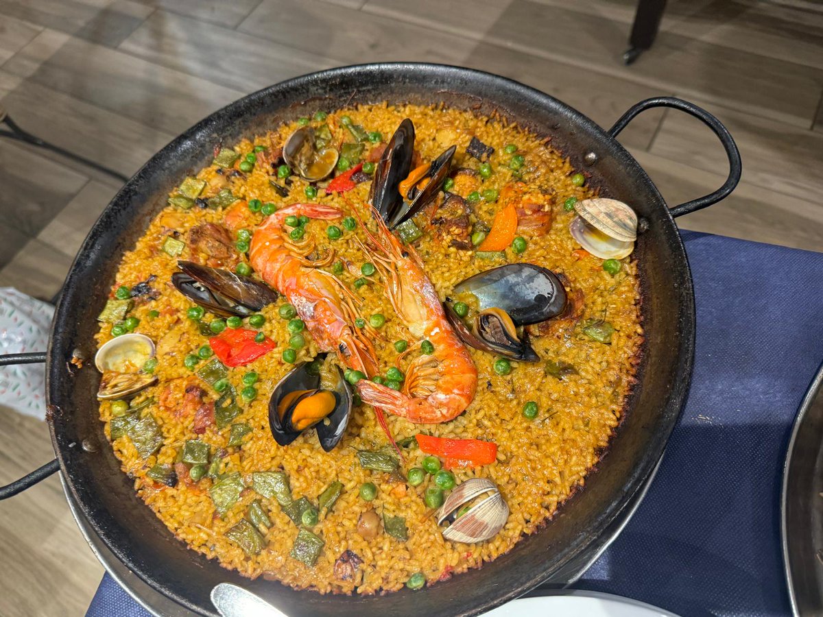 Just touched down in Valencia and already indulged in the city's legendary paella—absolutely worth the hype! 🥘 Excited to explore more of this vibrant city, with its stunning architecture, rich history, and beautiful coastline. #Valencia #Paella #TravelSpain