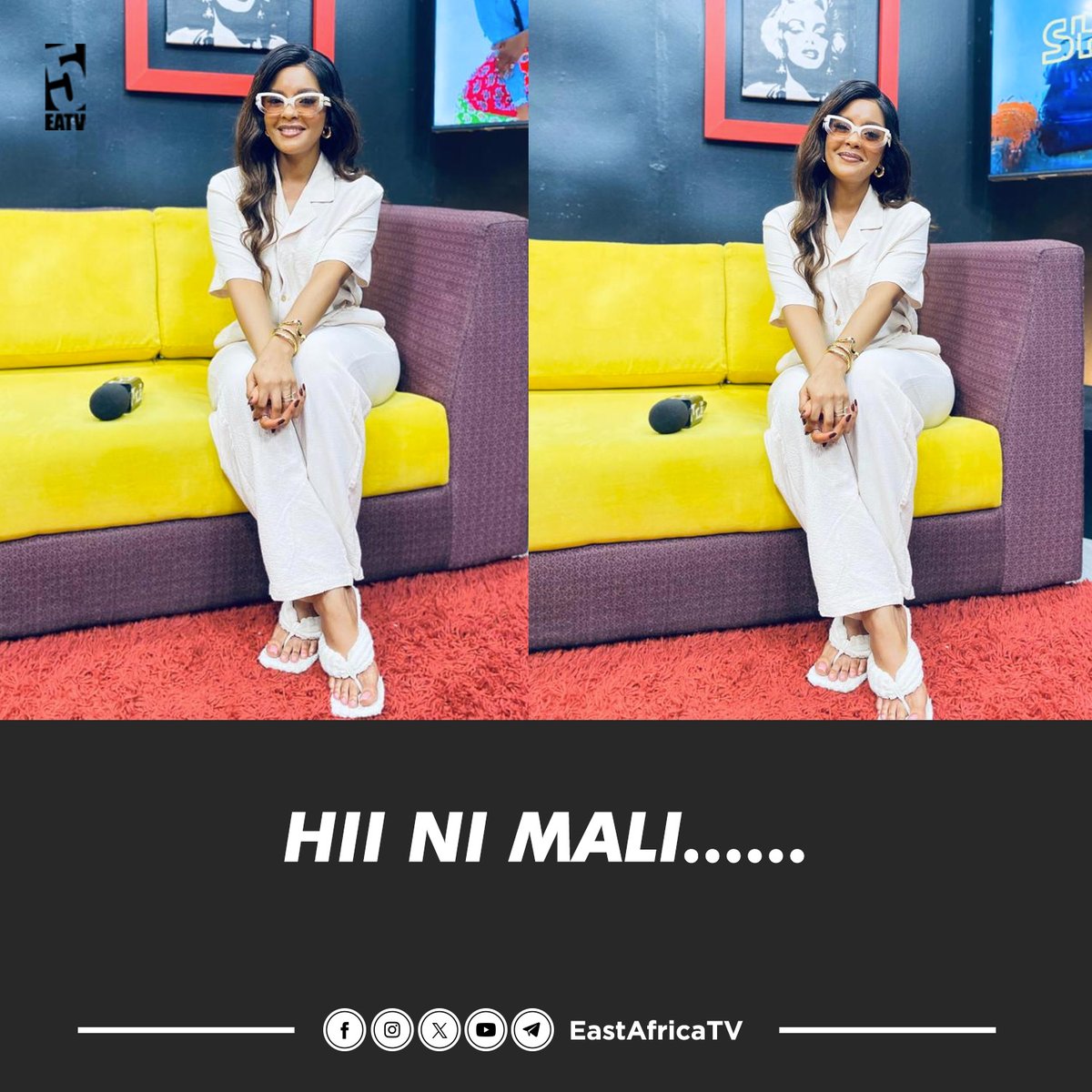 eastafricatv's tweet photo. Chuga Queen @mimi_mvrs11 ni Mali......

#FridayNightLive #FNL #MimiMars https://t.co/lKZjfCAzcg