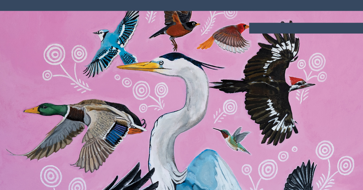 pontHMBridge's tweet photo. Ronwahawihtha Delaronde, a Mohawk artist, created the work entitled Kontítie’s – They Fly/They’re Flying.
This print flies on one of the 11 banners installed along the #MercierBridge. 

Learn about its significance and the collaborative project between JCCBI and the Mohawk community.

➡️https://t.co/2qB3FlnBI7 
#FirstNation #Mohawk #Kahnawake #Kanesatake #Akwesasne #MercierBridge #Bridges #JCCBI @MCKahnawake